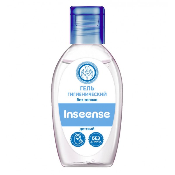 Antibakterinis antiseptinis skystis rankų gelis Inseense 50ml (Nėra alkoholio)